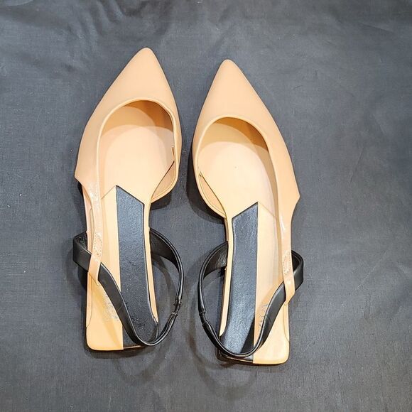 BRAND NEW ZARA SLINGBACK POINTED TOE MULE SANDAL - Picture 6 of 16
